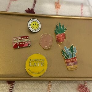 assortment of pins